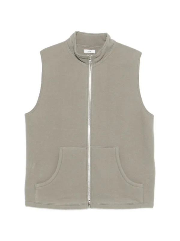 Rier Fleece Gilet Full Zip in Grey