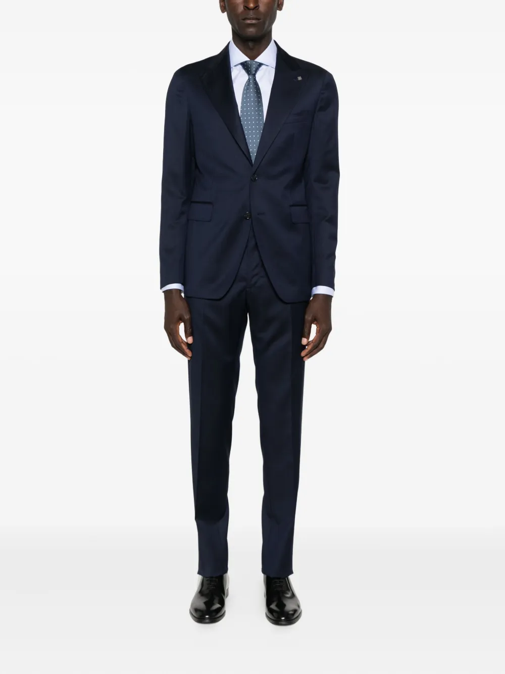 Tagliatore Wool Two-button Suit In Blue