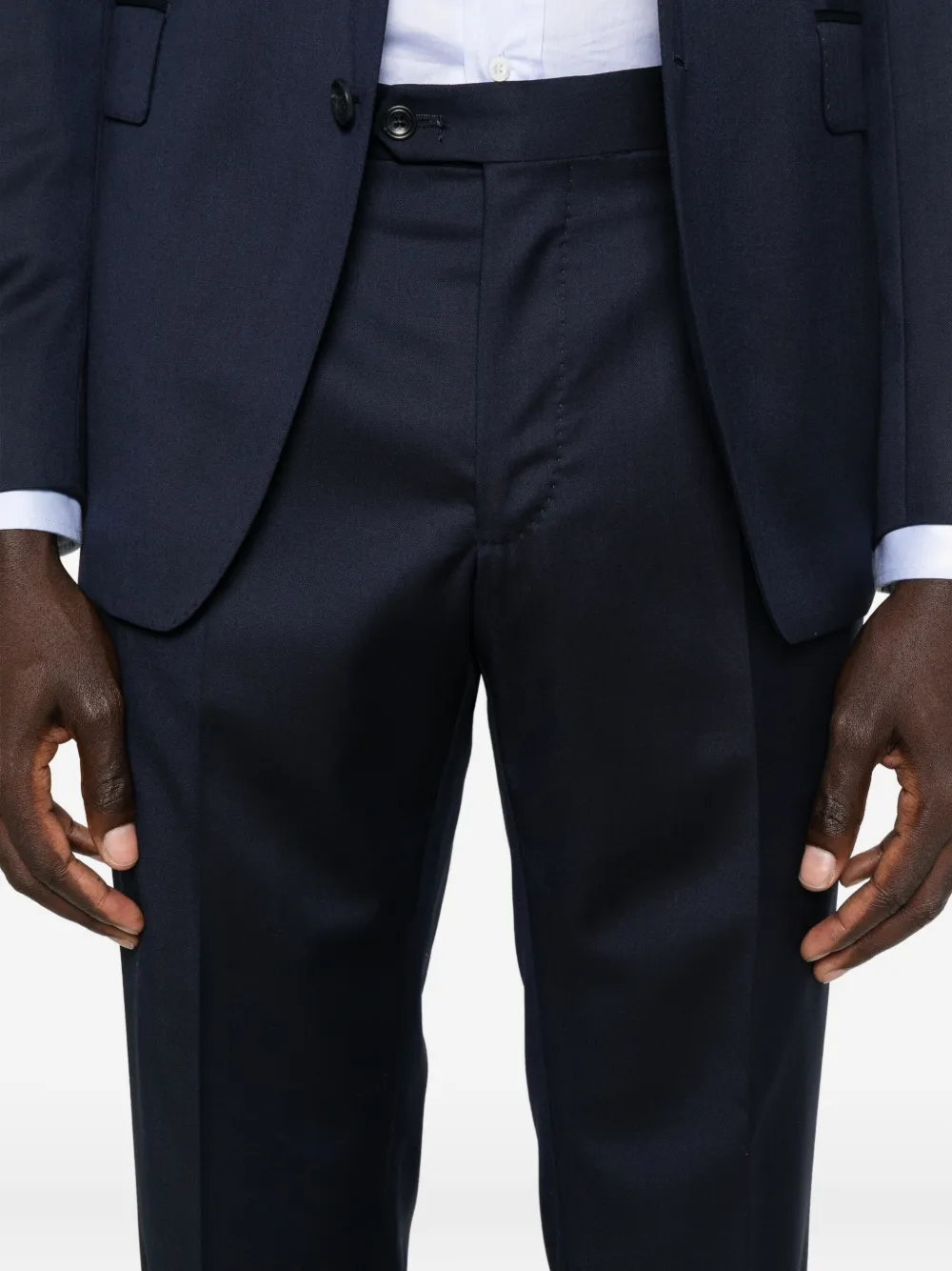 Tagliatore Wool Two-button Suit In Blue