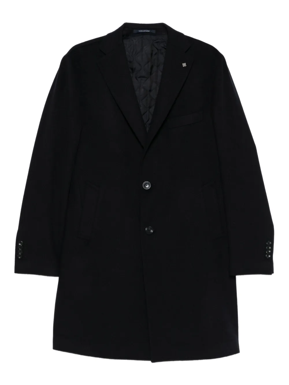 Tagliatore front-button wool coat | Blue | Image 1