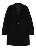 Tagliatore front-button wool coat - Blue
