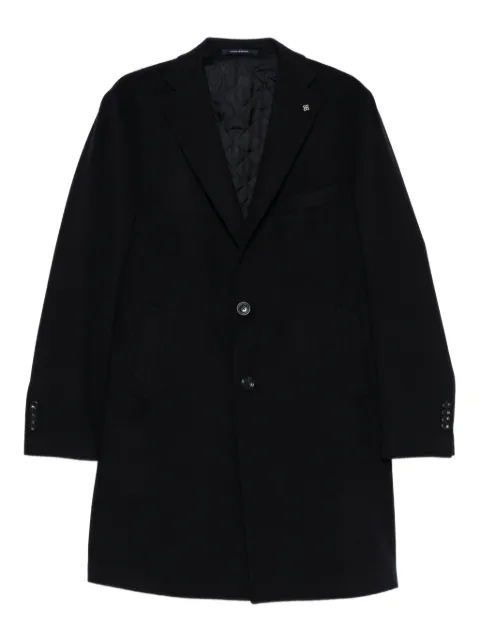 Tagliatore front-button wool coat