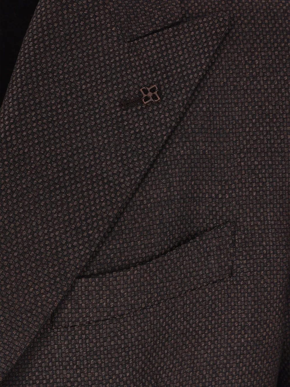 Tagliatore Blazer met dubbele rij knopen en zak Bruin