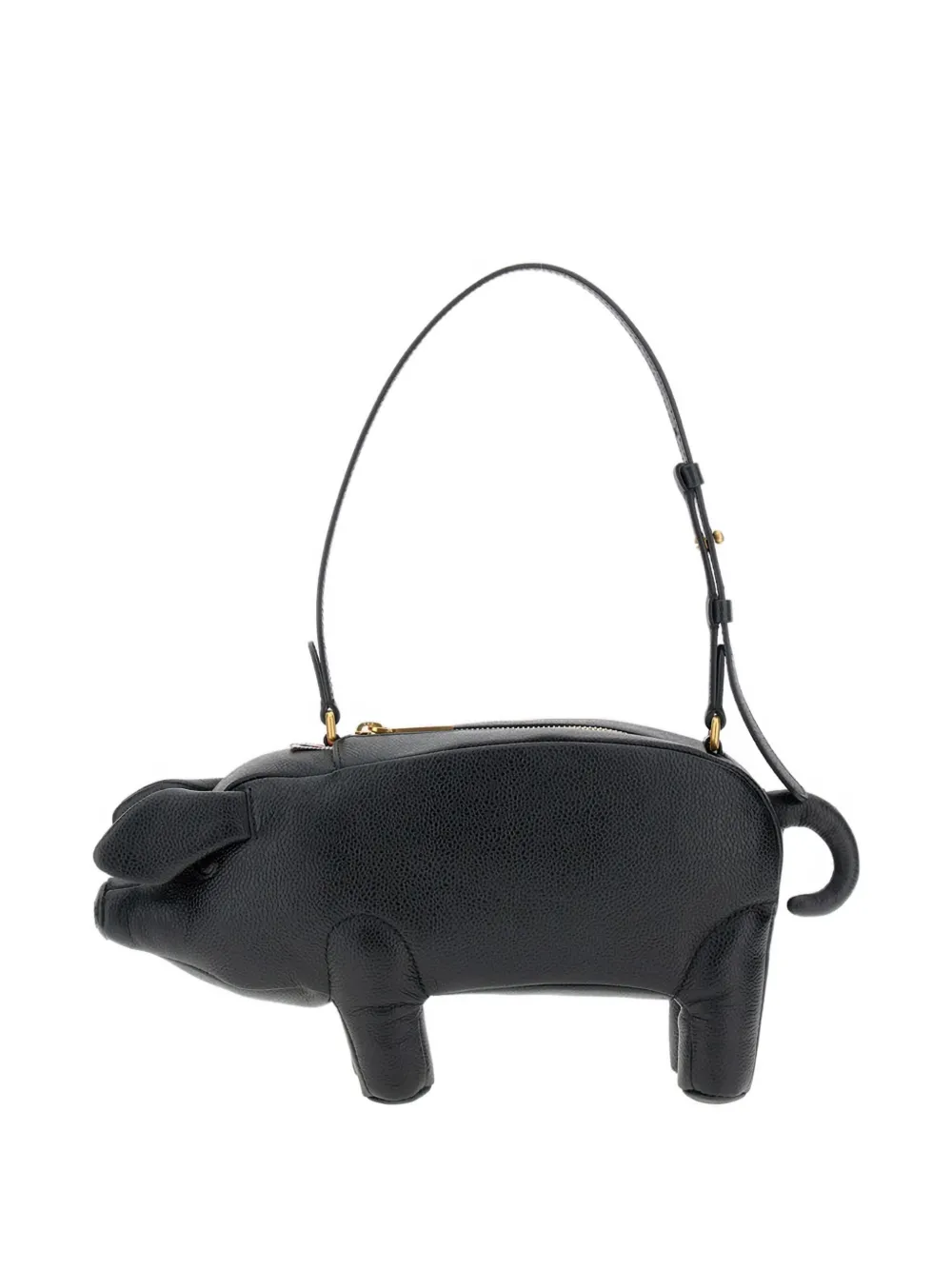 Thom Browne pig-shaped shoulder bag - Zwart