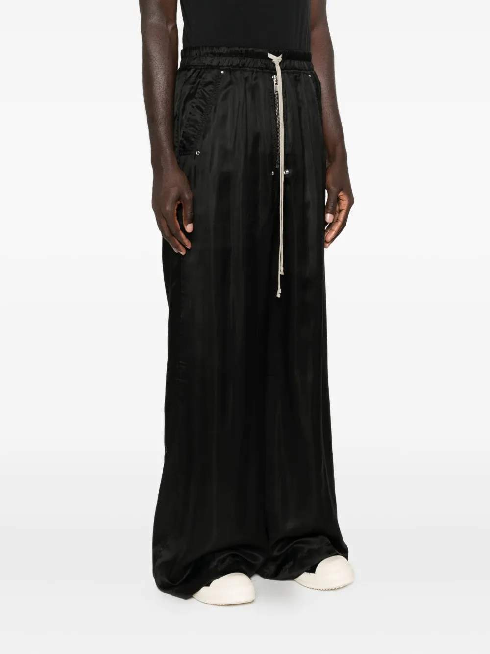Rick Owens Eyelets- Detail Drawstring Trousers In Multi