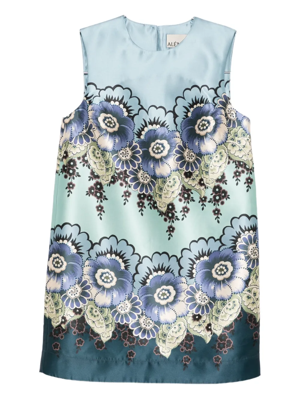 ALEMAIS floral-print sleeveless dress - Blu