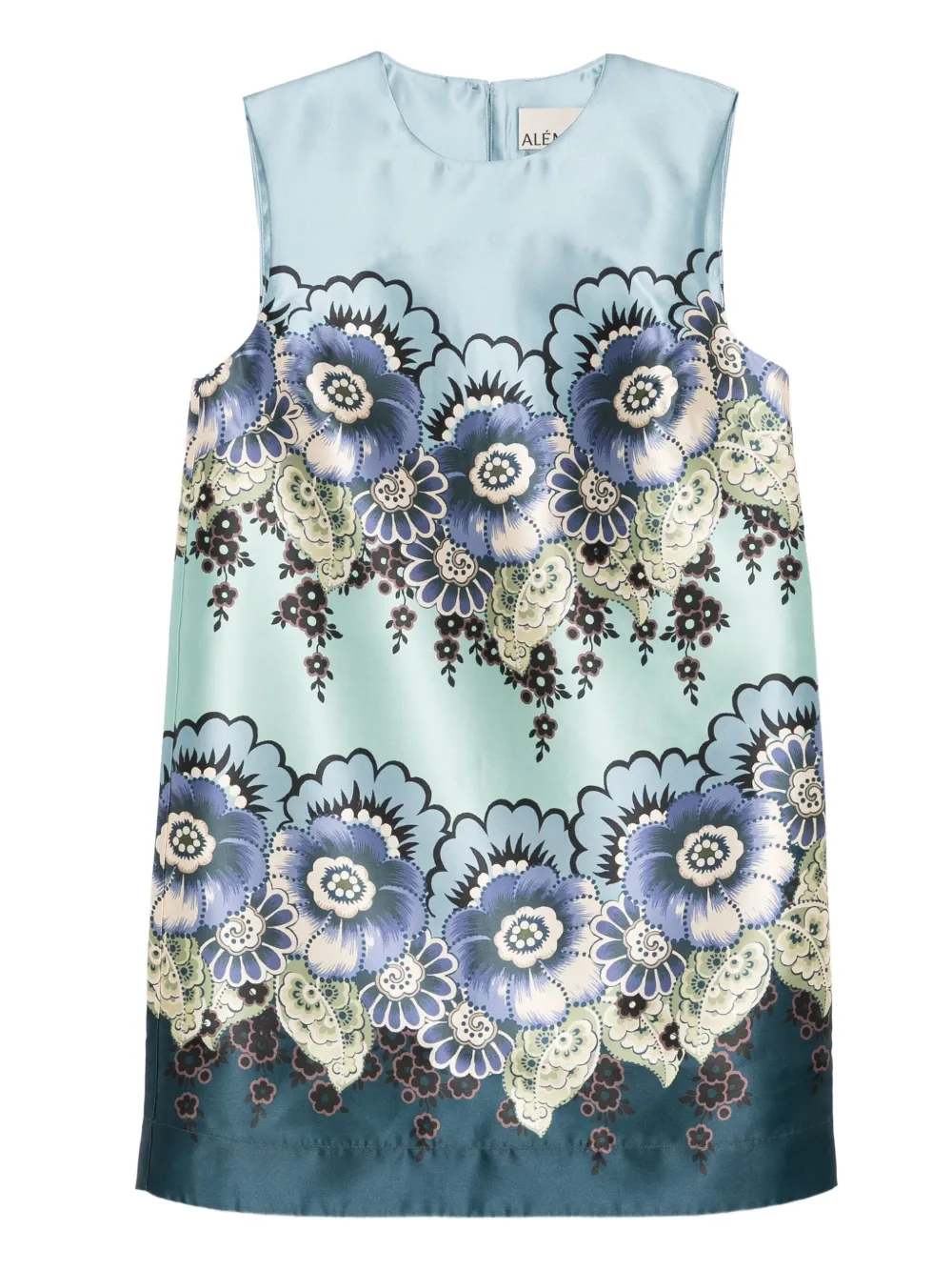 ALEMAIS floral-print sleeveless dress | Blue | Image 1