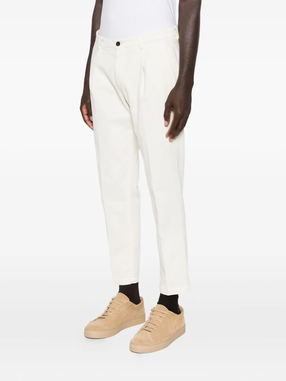 Briglia 1949 Tiberio Pleated-front Trousers In White