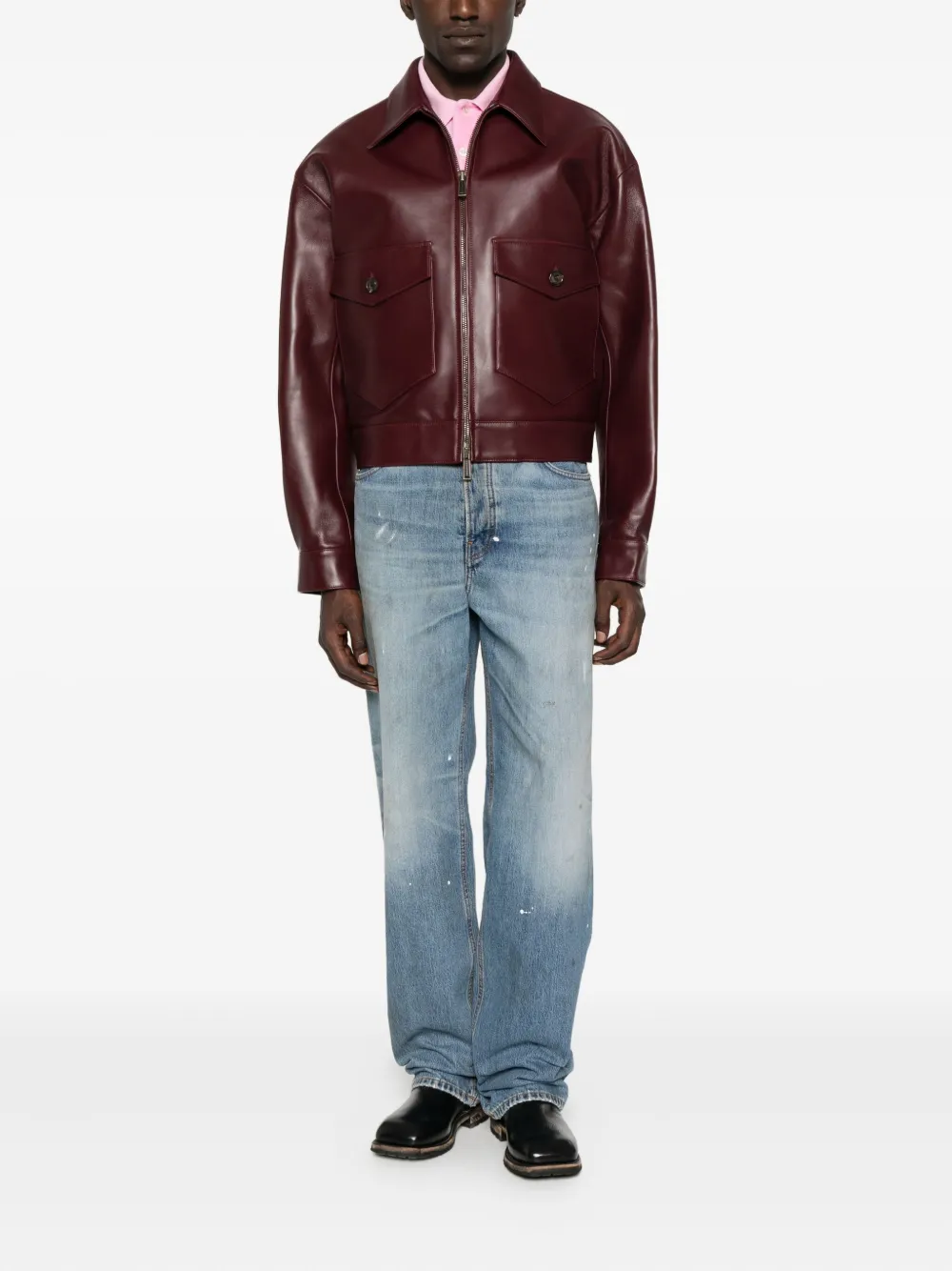 DSQUARED2 pocket leather jacket | Leather Jackets | Image 2