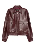 DSQUARED2 pocket leather jacket