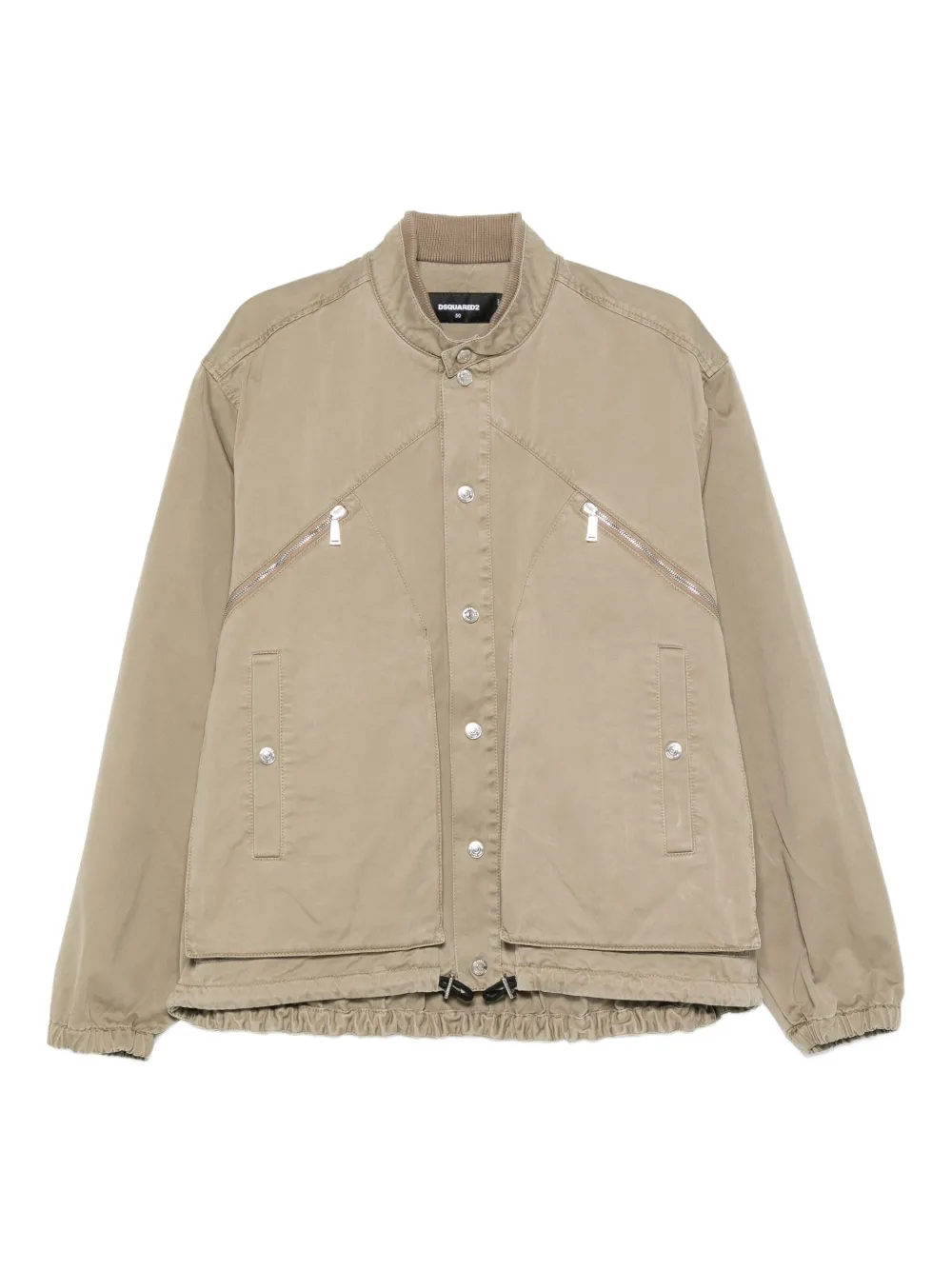 DSQUARED2 Jack met ritszak en trekkoord Groen
