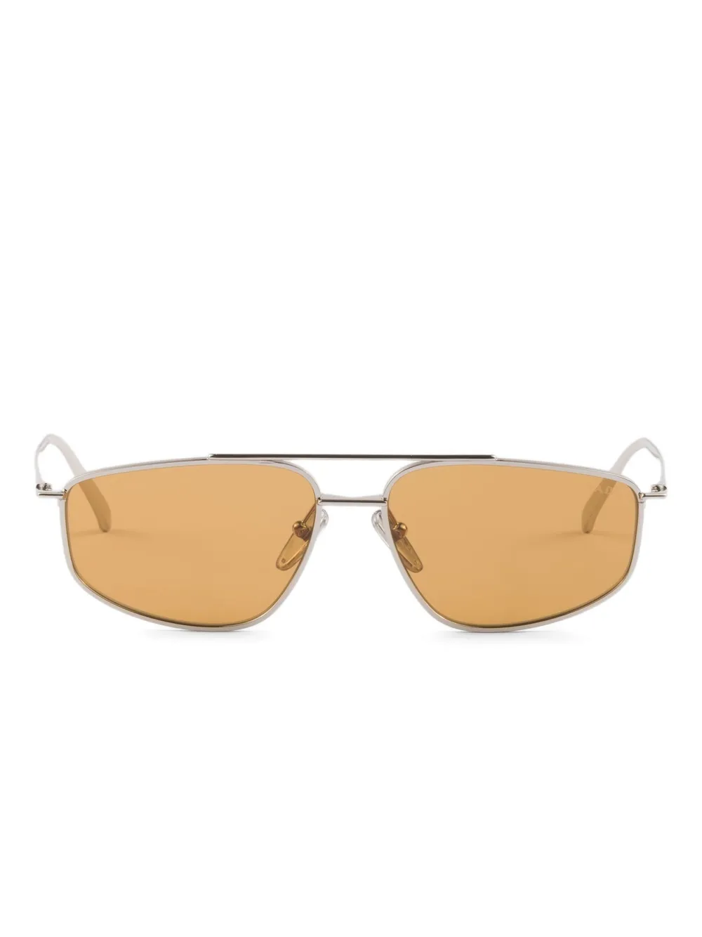 Prada Eyewear Zonnebril met metalen montuur Zilver