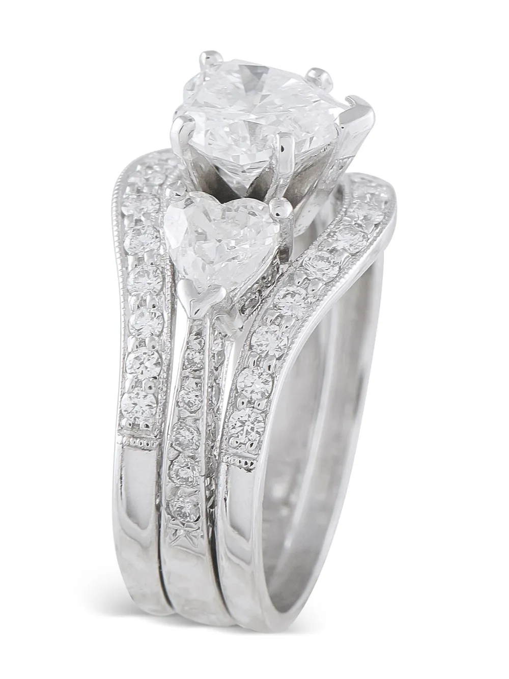 LB Exclusive 14K white gold diamond ring | Image 2