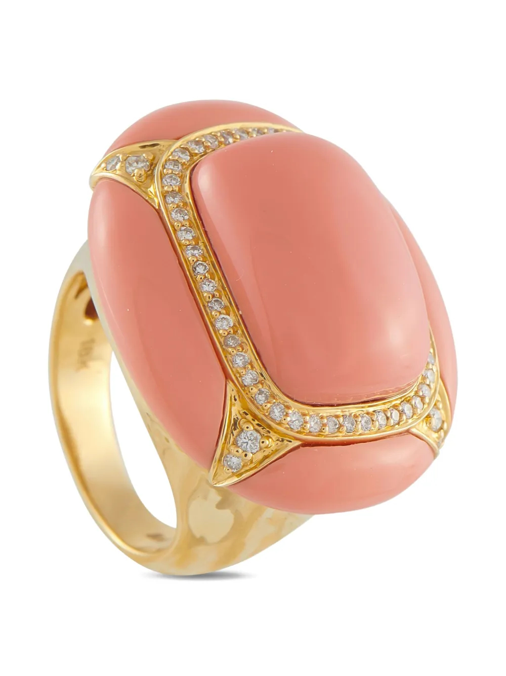 LB Exclusive 18K yellow gold diamond ring | Gold | Image 1