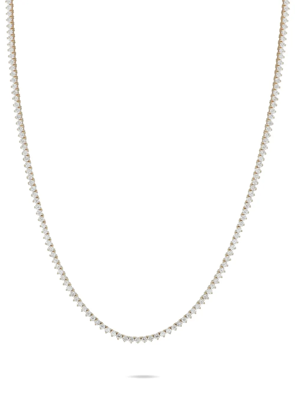 LB Exclusive 14K yellow gold diamond tennis necklace - Oro