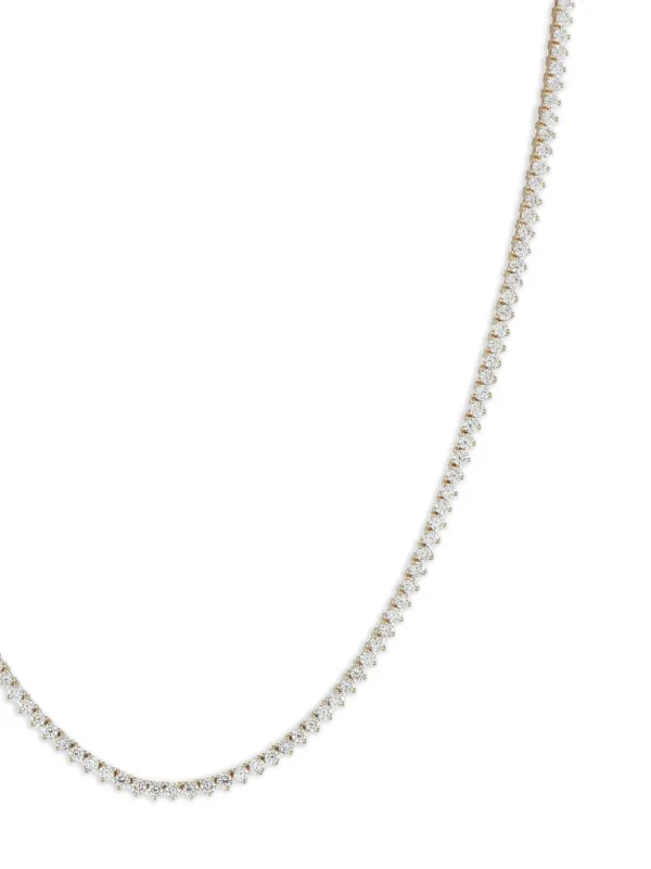 Moissanite Diamond Diamond Tennis Necklace Icebox Gold Chain LB