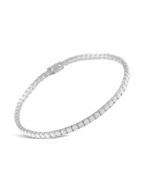 LB Exclusive 14K white gold diamond tennis bracelet