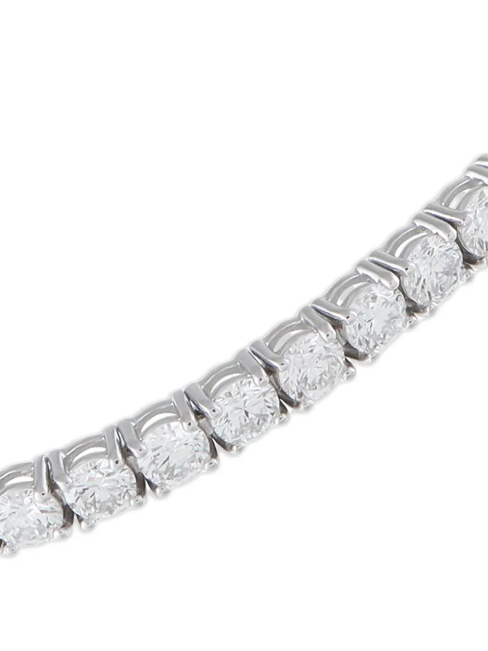 LB Exclusive 14K white gold diamond tennis bracelet | Image 2
