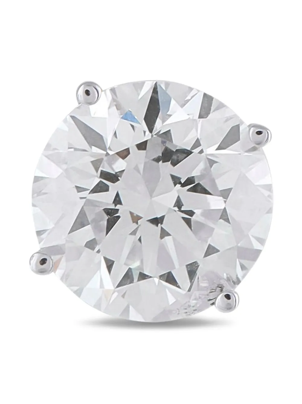 LB Exclusive 14K white gold diamond earrings | Image 2