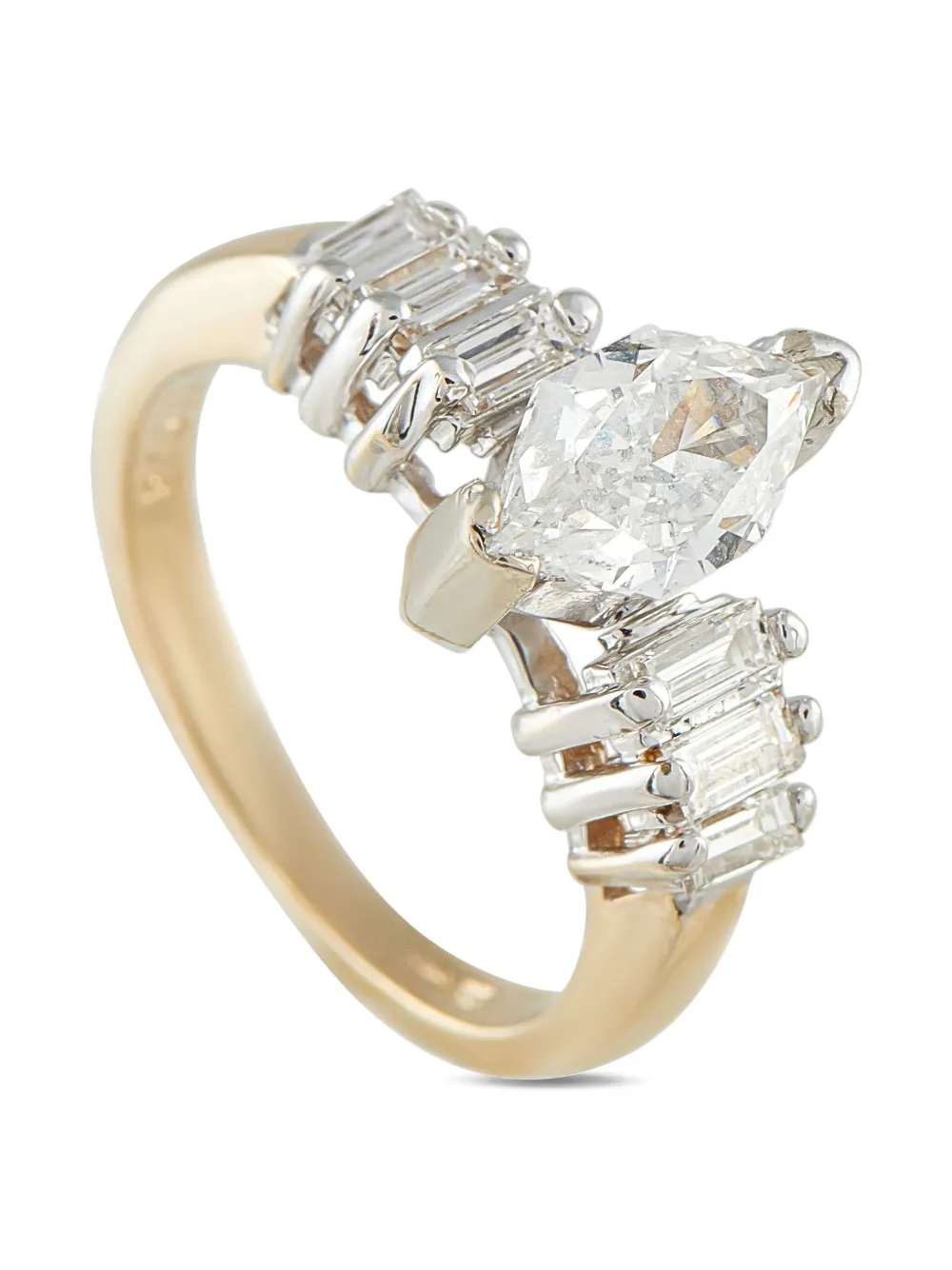 LB Exclusive 14K yellow gold diamond ring | Gold | Image 1