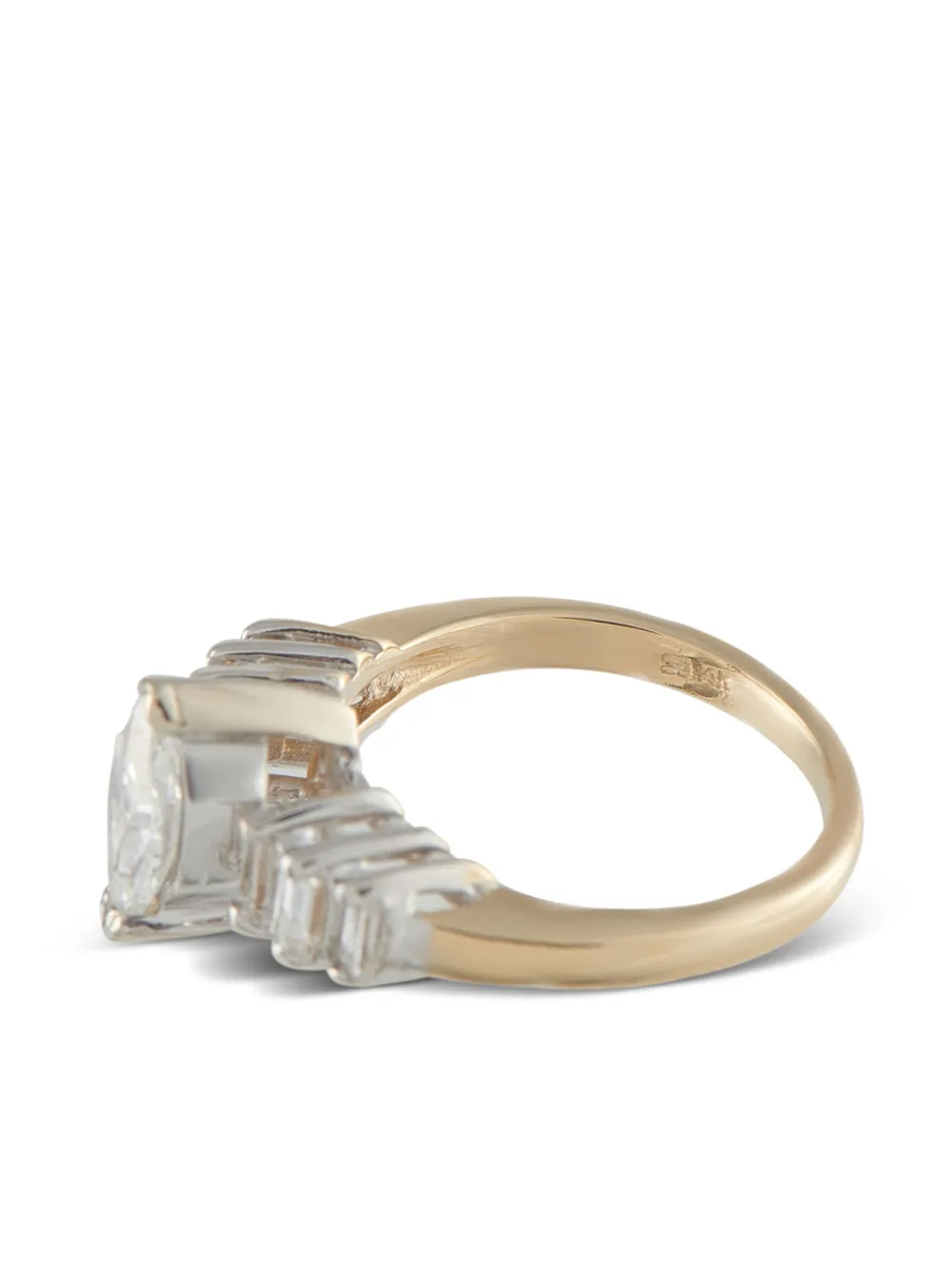 LB Exclusive 14K yellow gold diamond ring | Image 2