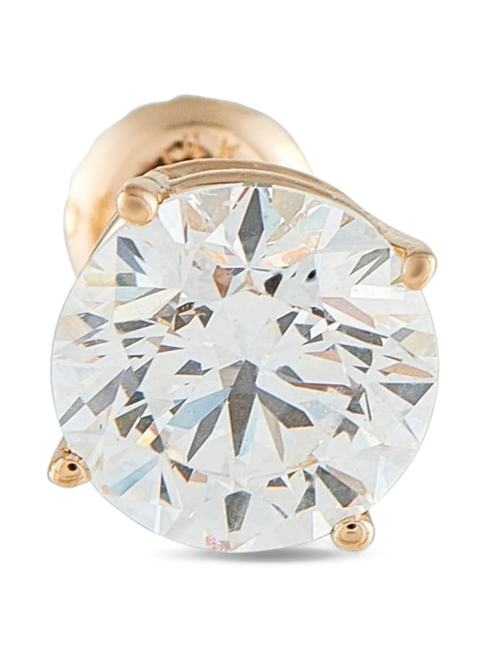 LB Exclusive 14K yellow gold diamond earrings | Image 2
