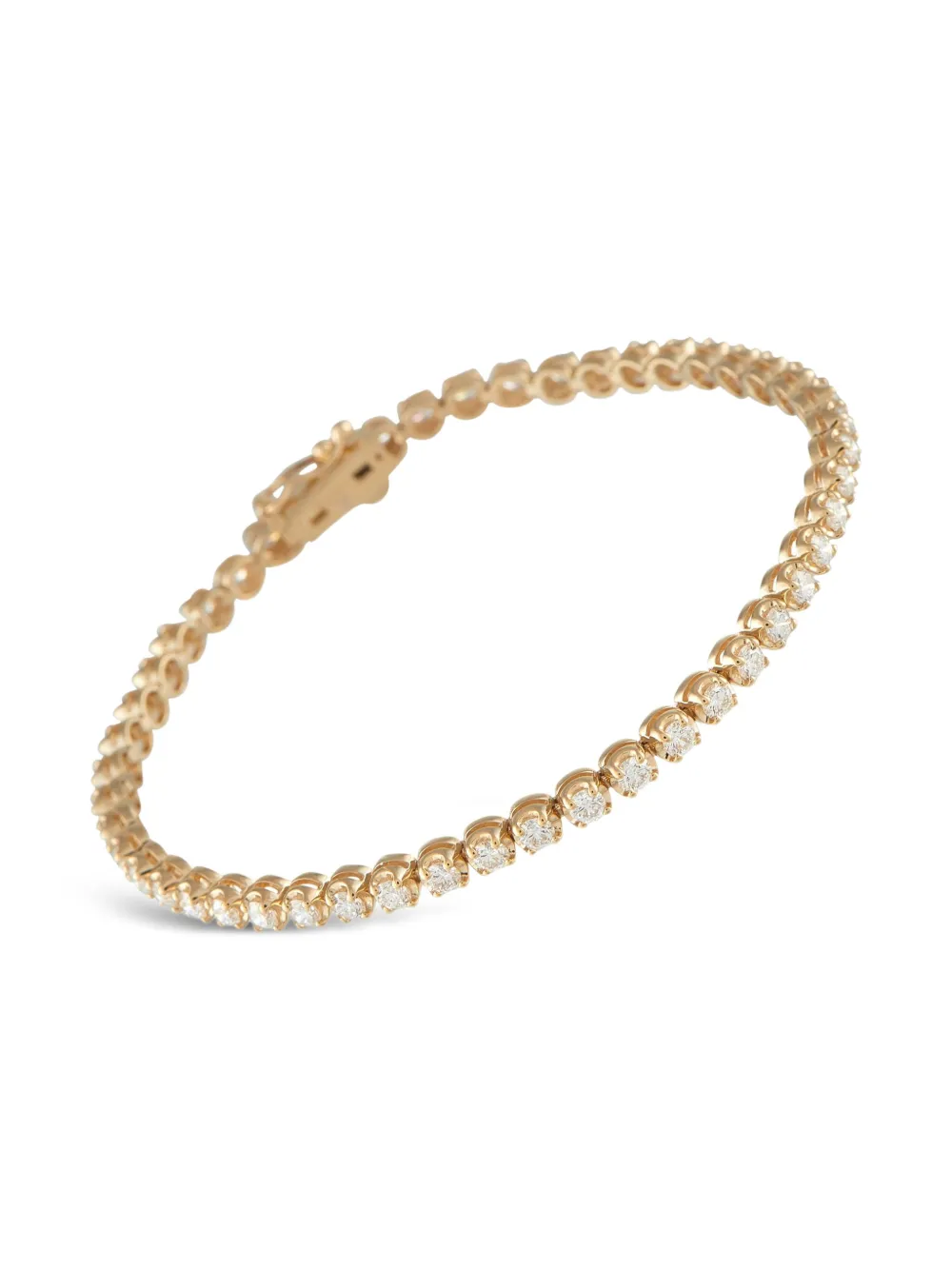 LB Exclusive 14K yellow gold diamond tennis bracelet | Gold | Image 1