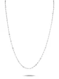 LB Exclusive 18K white gold Asscher-link diamond necklace