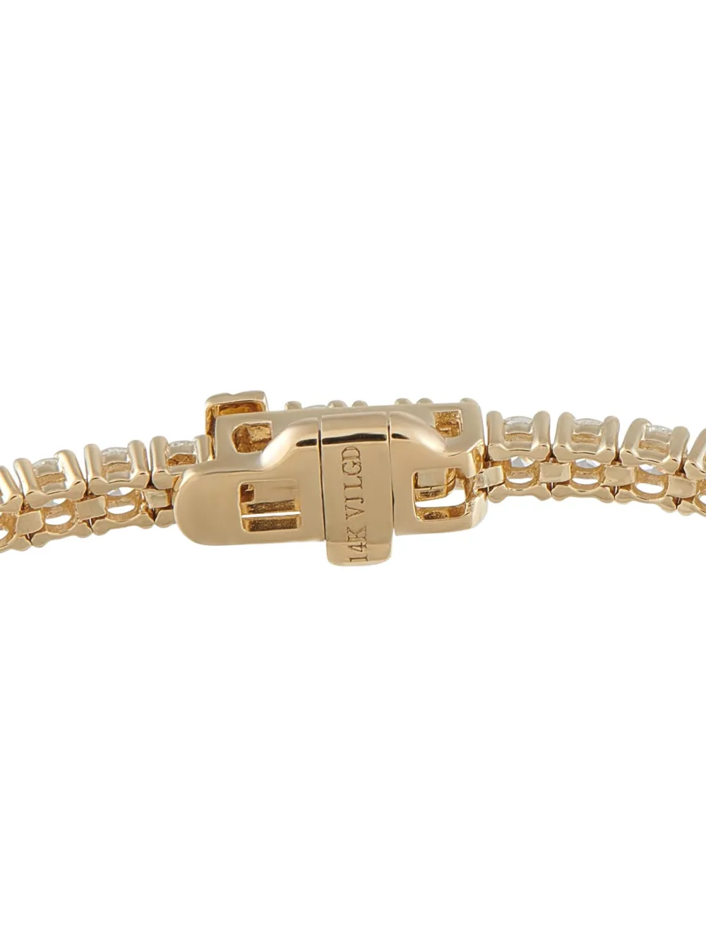 LB Exclusive 14K yellow gold diamond tennis bracelet | Image 2