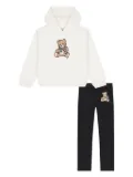 Moschino Kids Teddy Bear print tracksuit set - White
