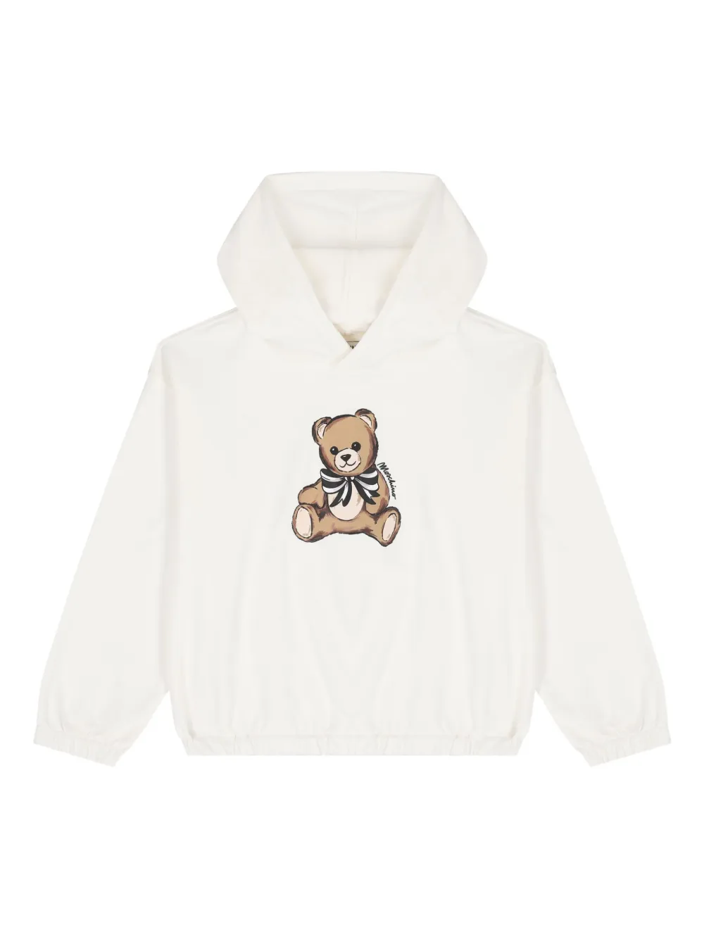 Moschino Kids Girls Ivory & Black Teddy Bear Leggings Set Wit