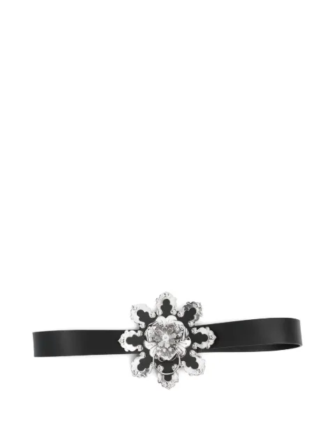 Blumarine cinturón con detalles florales