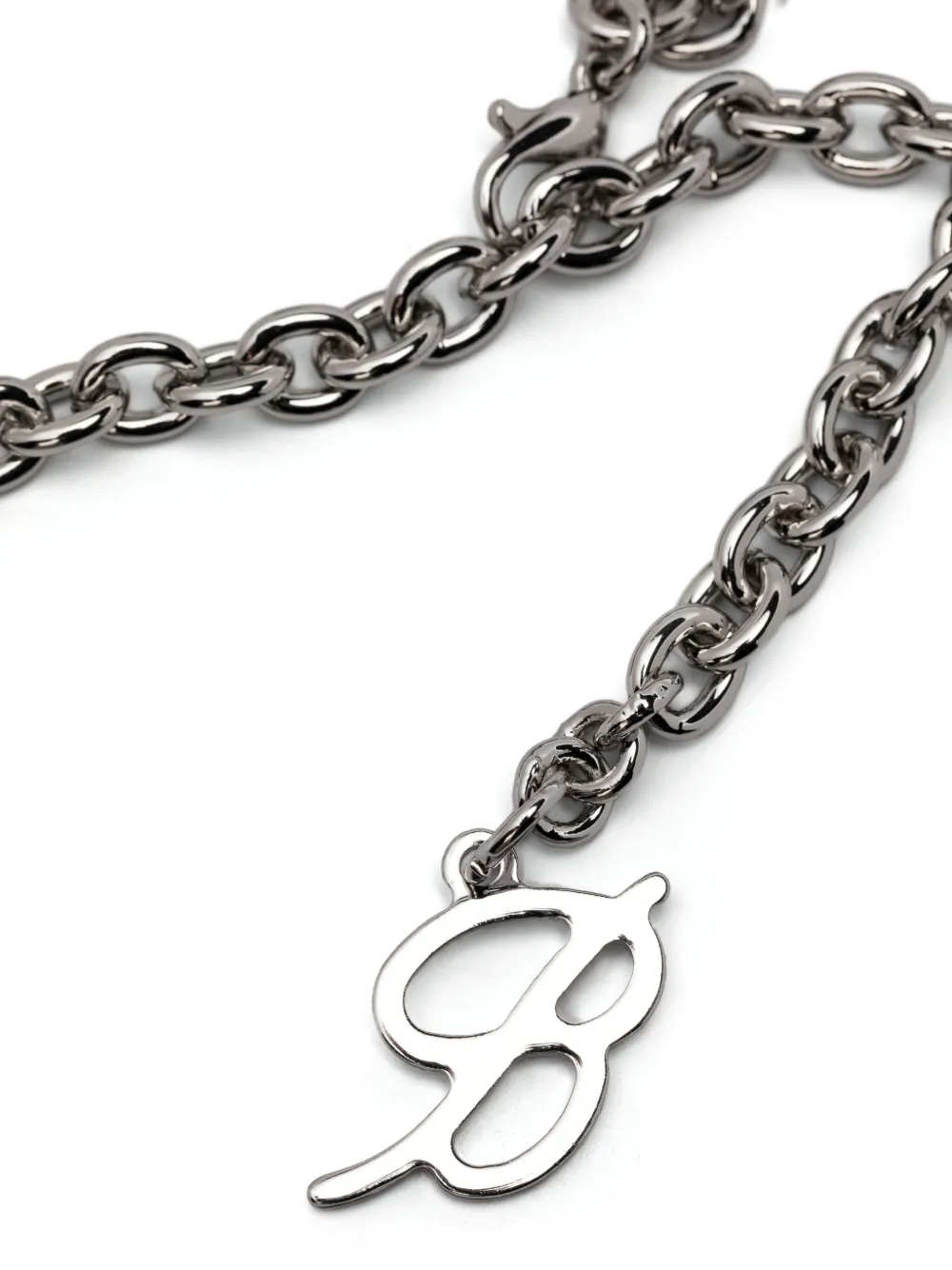 Blumarine Halsketting met bloemketting - Zilver
