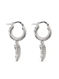 Marni crystal-embellished hoop earrings - Silver