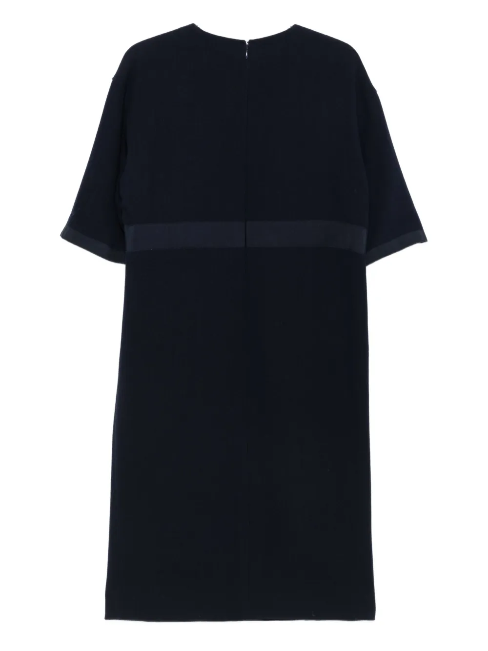 CHANEL Pre-Owned Jurk met korte mouwen - Blauw