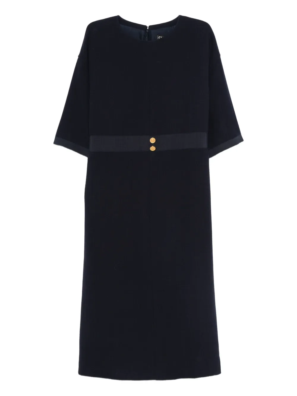CHANEL Pre-Owned short-sleeve dress | Blue | Image 1