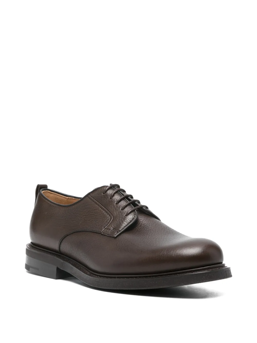 Church's leather lace-up derby shoes Brown