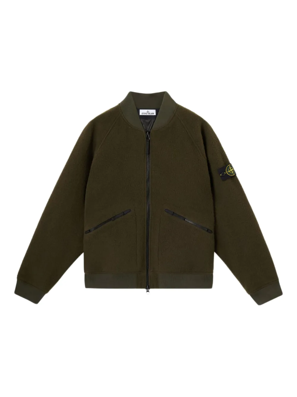Stone Island zip-fastening jacket | Green | Image 1