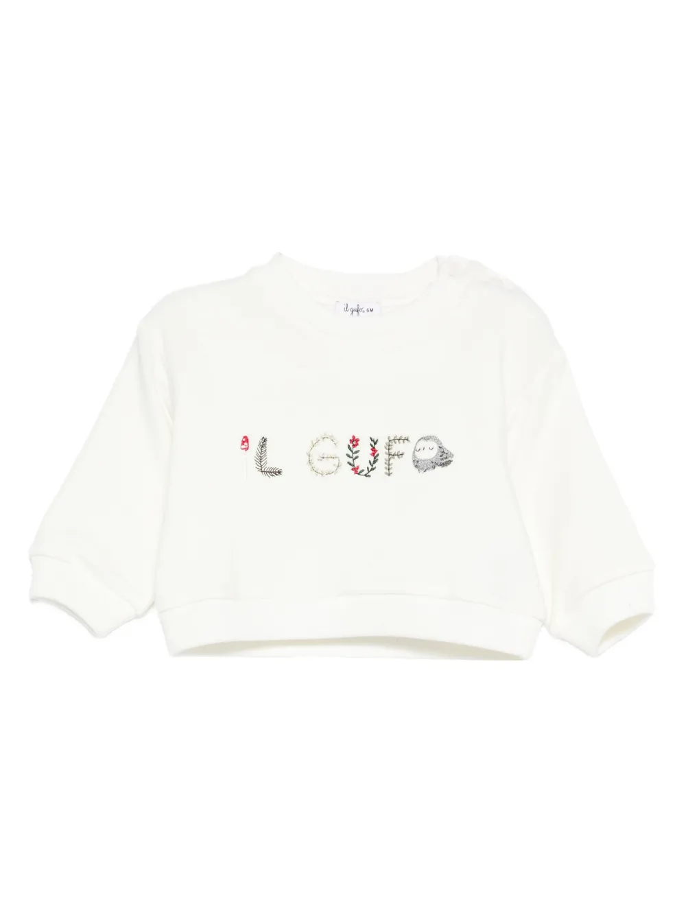 Il Gufo sudadera con bordado | neutro | Image 1