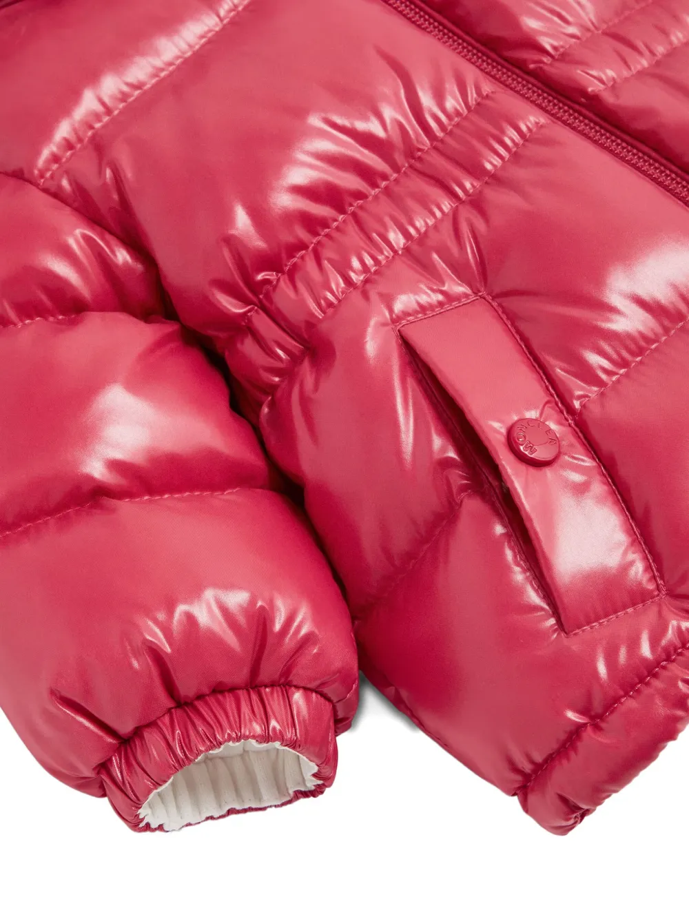 Moncler Enfant Jack met capuchon Roze