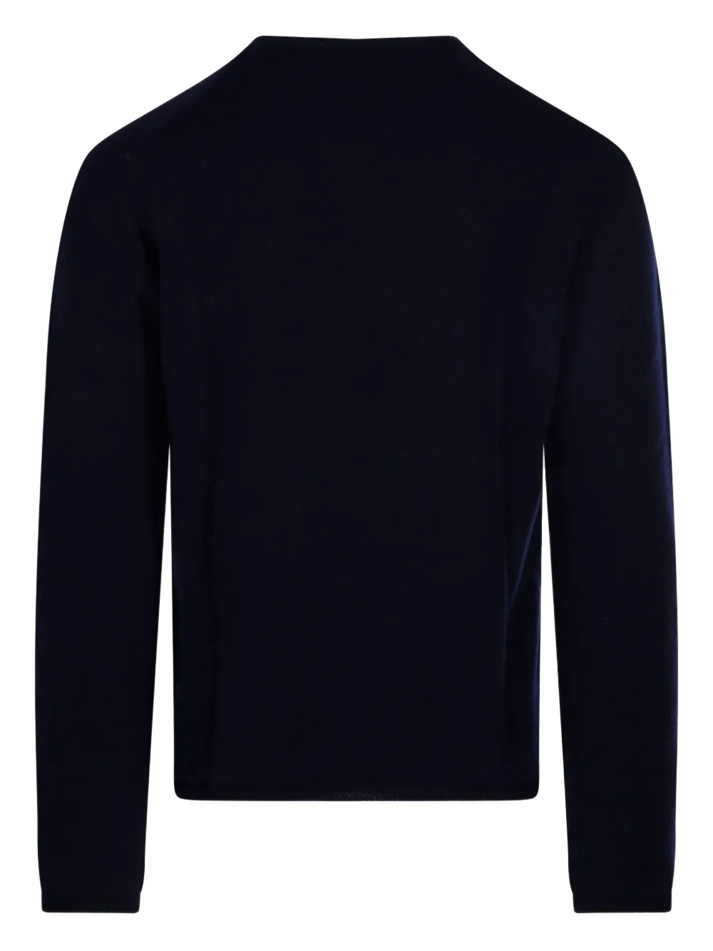 Diana Studio Black Cashmere Crewneck Sweater With Relaxed Fit In Blue