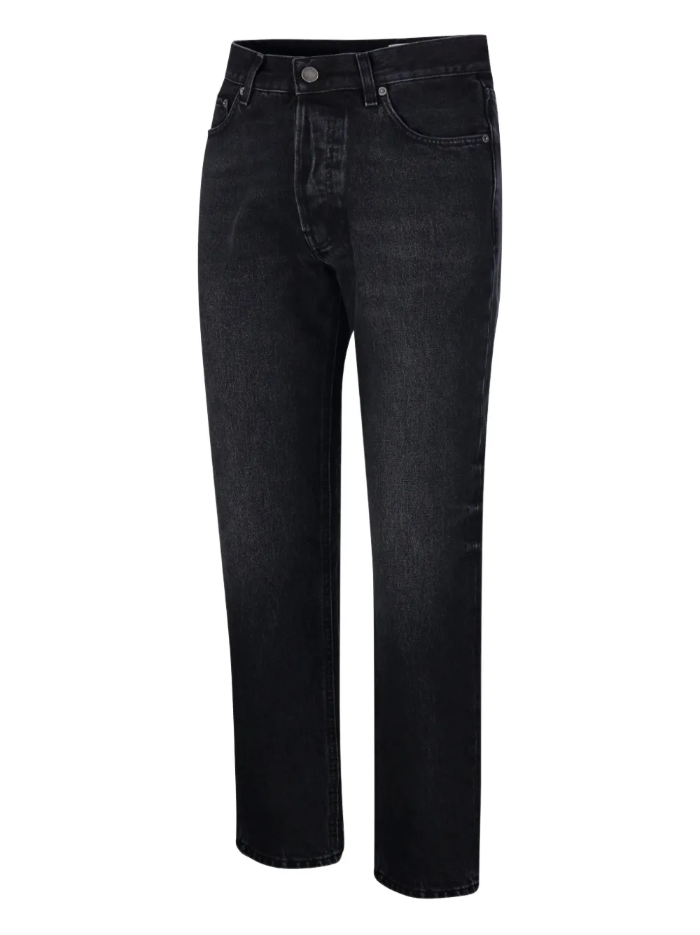 Haikure mid-wash jeans - Zwart