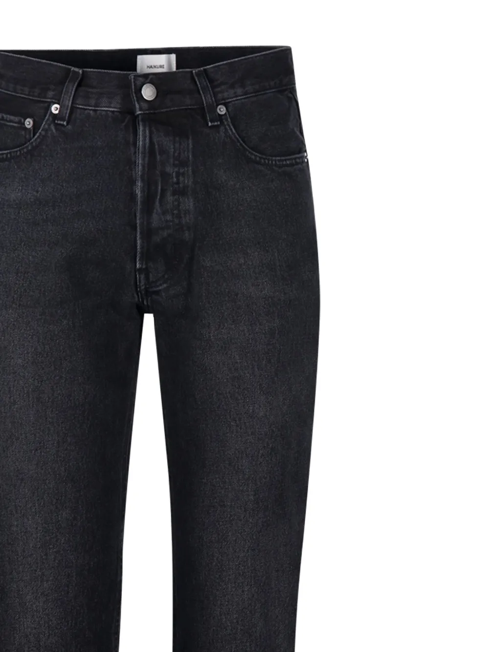 Haikure mid-wash jeans Zwart