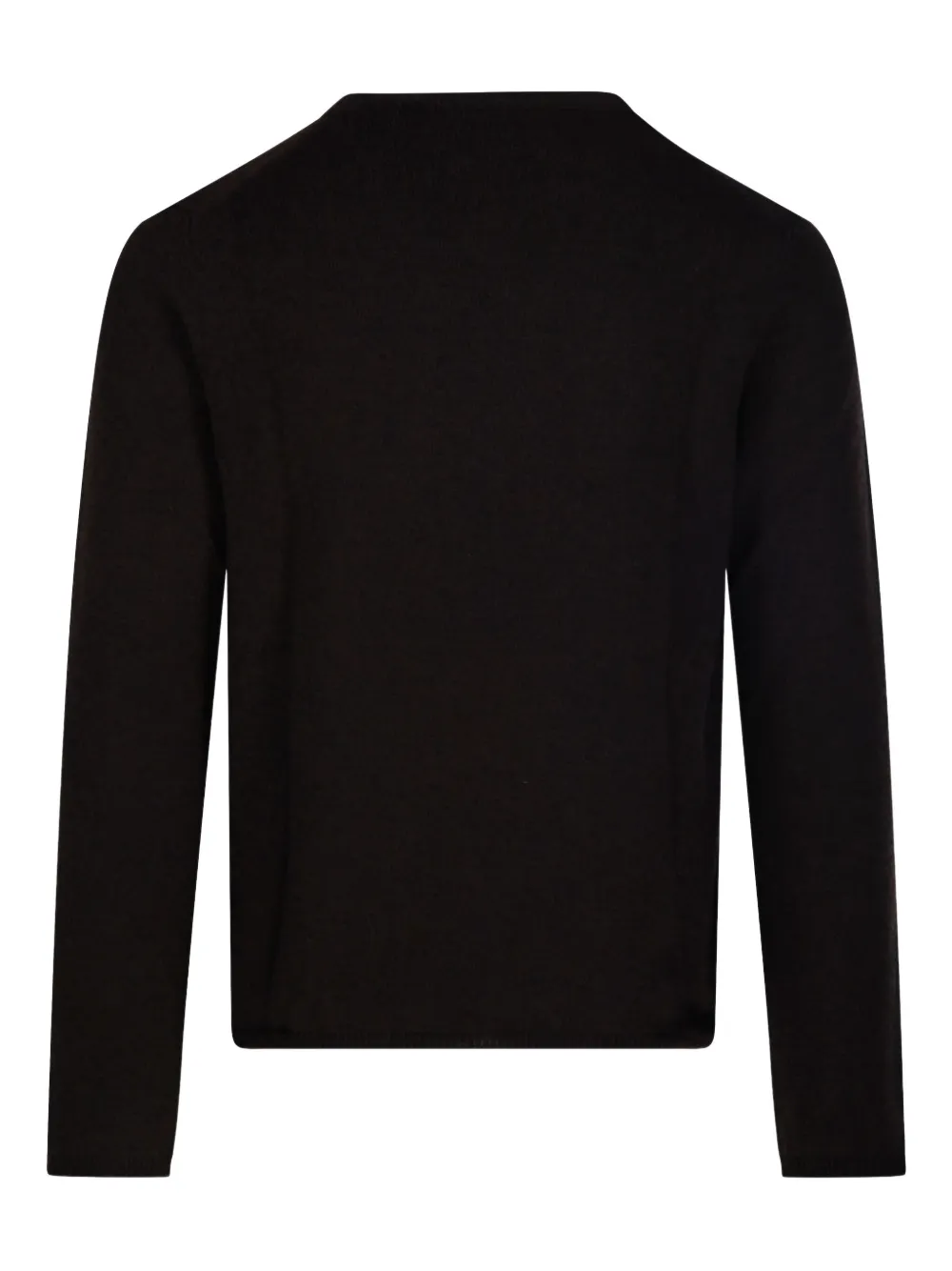 Diana Studio Classic Round Neck Cashmere Sweater For Men In Brown