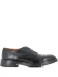 Alexander Hotto leather cap-toe lace-up oxford shoes - BLACK