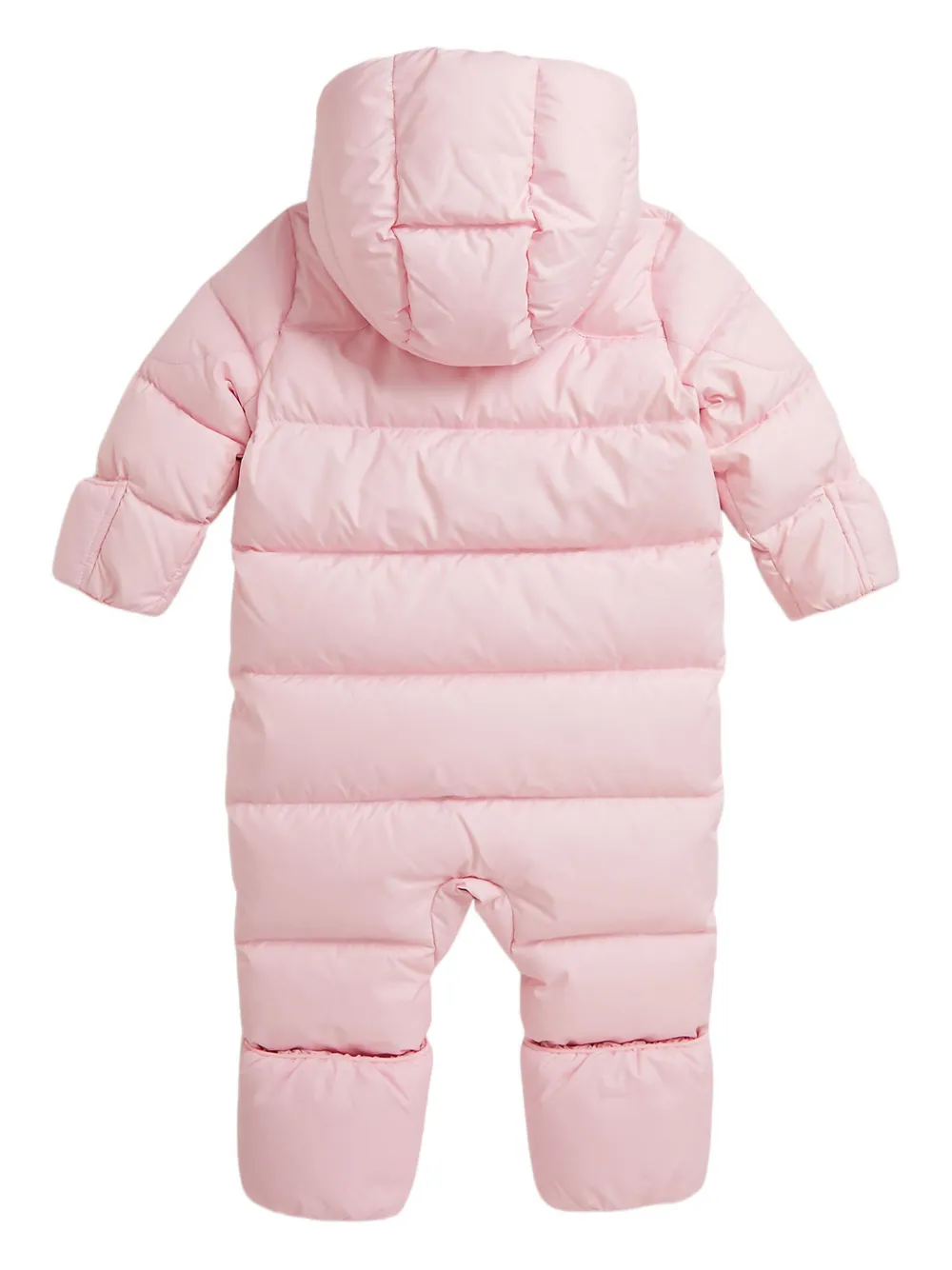 Polo Ralph Lauren Hooded Jumpsuit In Pink