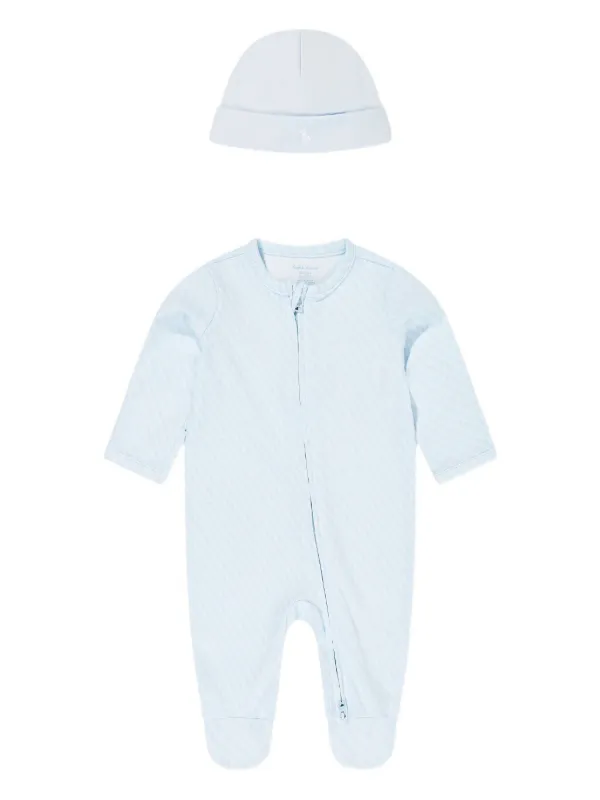 POLO RALPH LAUREN KIDS ベビーウェア セット | ブルー | FARFETCH JP