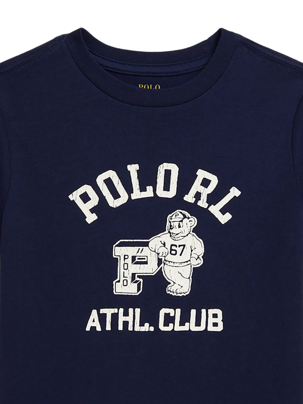 POLO RALPH LAUREN KIDS T-shirt met logoprint Blauw