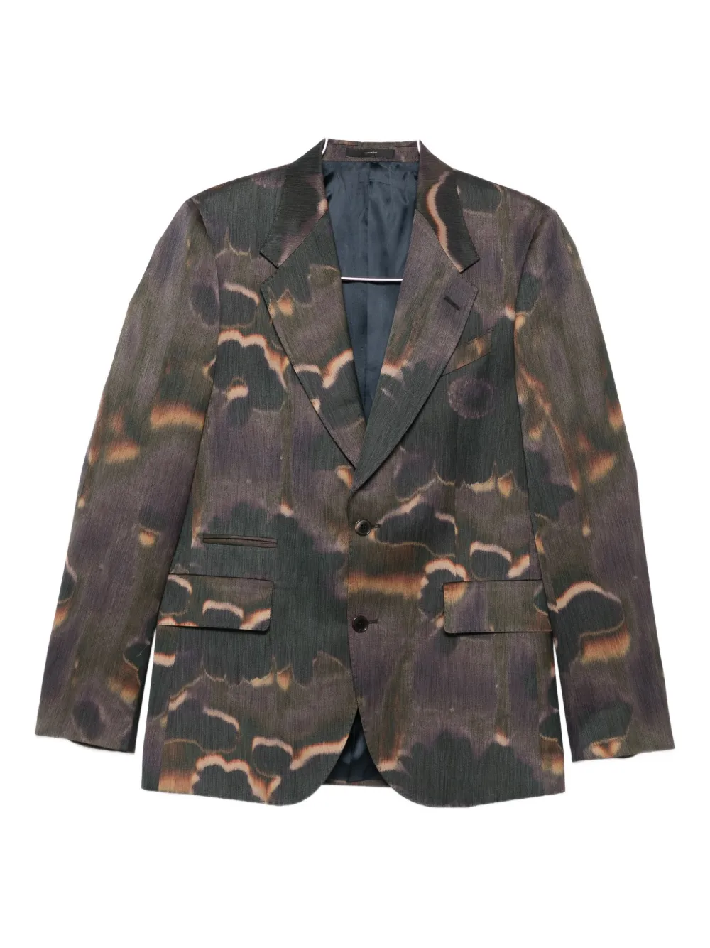 Paul Smith abstract-print blazer Grijs