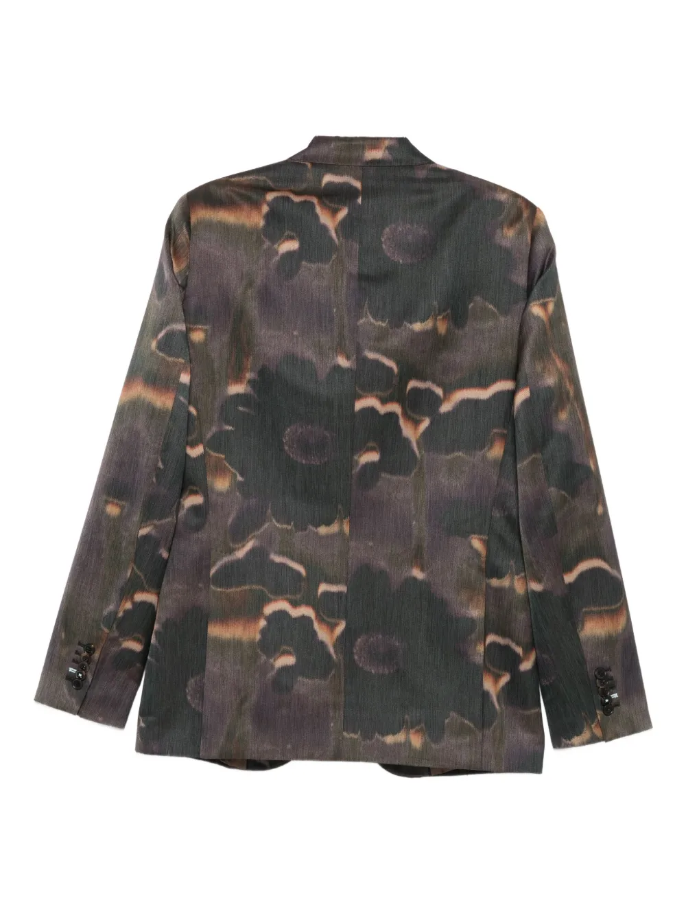 Paul Smith abstract-print blazer Grijs